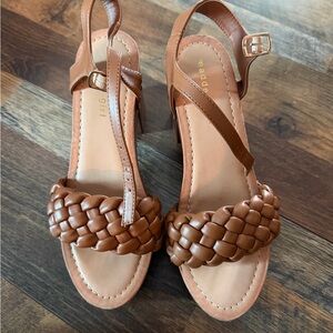 Madden Girl Tan Braided Sandals
